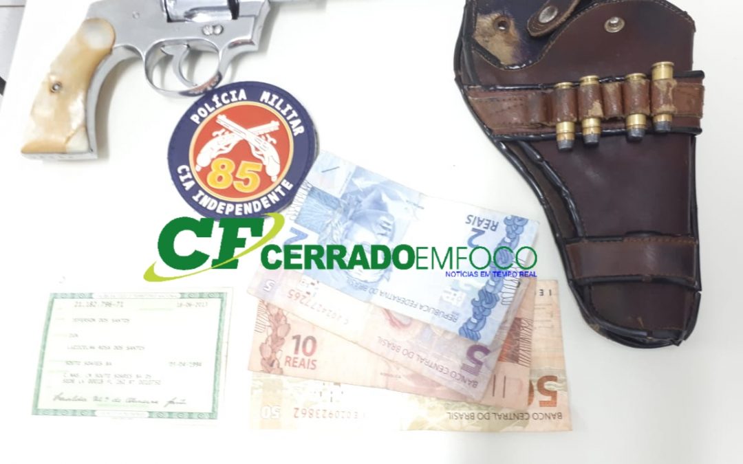 Lem: Arma de fogo é apreendida em ônibus