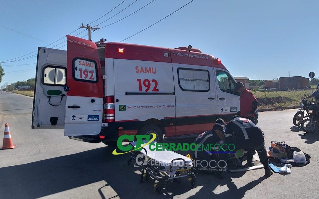 LEM: Acidente de trânsito deixa mulher ferida
