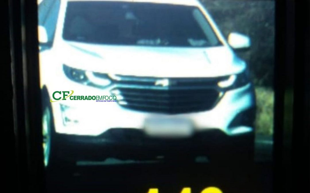 Chapa diamantina-BA: Radar da PRF flagra camioneta a 146 Km/h na BR-242