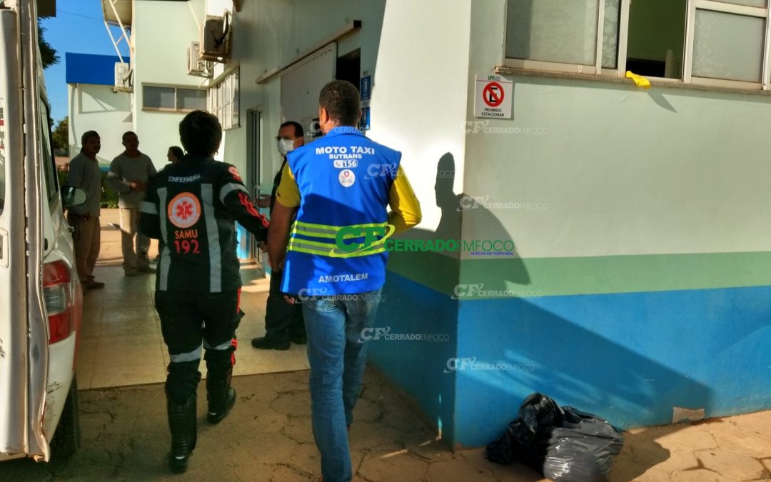 LEM: Acidente de trânsito deixa motoboy ferido