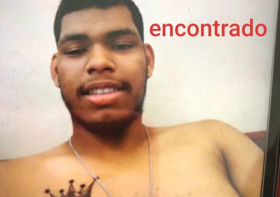 LEM: Jovem que estava desaparecido entra em contato com seus familiares.